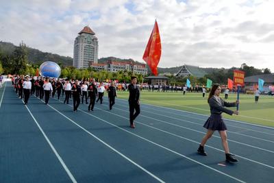厦大演武,风采国关--厦门大学运动会开幕式国际关系学院/南洋研究院方阵